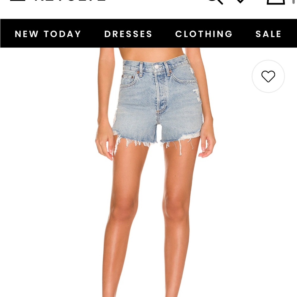 AGOLDE Dee Short in Muse Denim Shorts